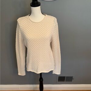 Liz Claiborne Off-White Knit Top